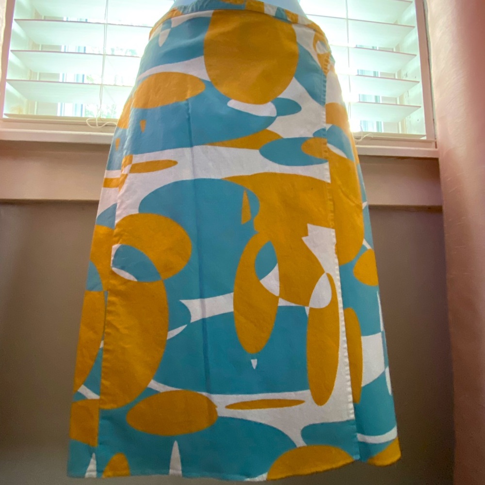 Small Skirt blue and mustard
